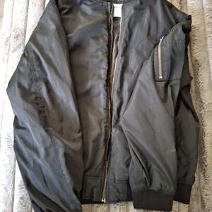 Old Navy Men's Dark Gray Bomber Jacket